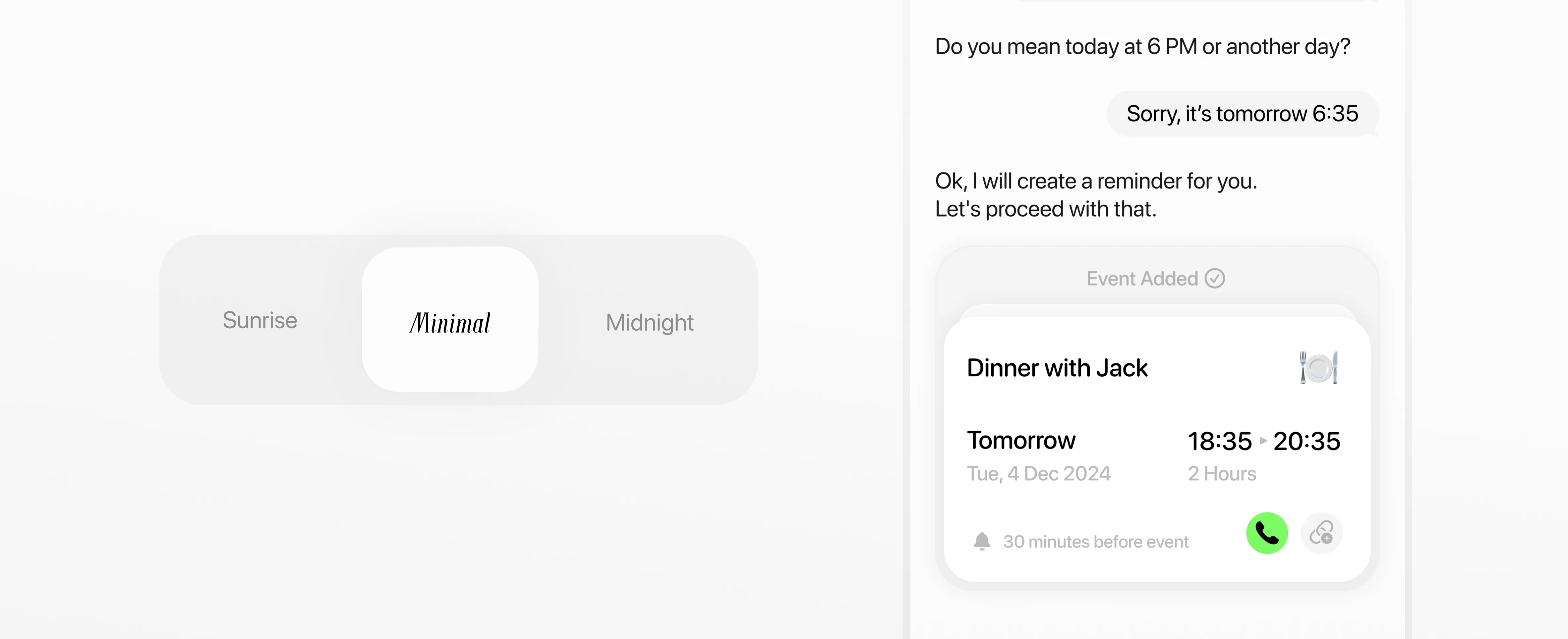 Toki — minimal theme